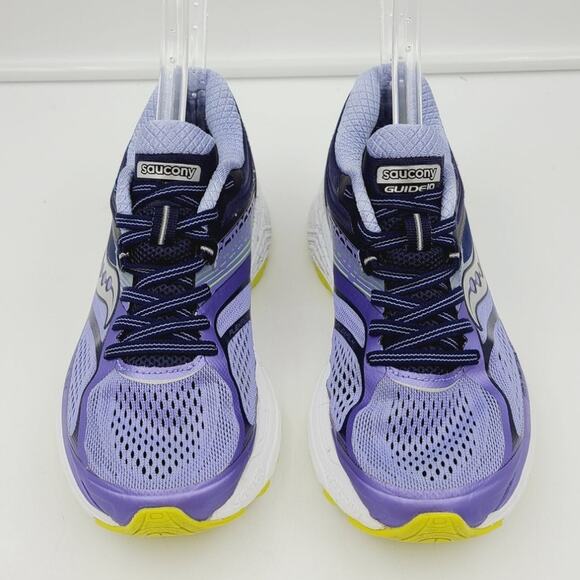 Sauscony Guide 10 Runing Shoe Purple Black,Womens Size 7 - Picture 2 of 9